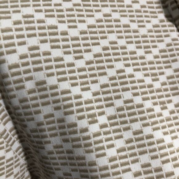 J. McLaughlin Durham Catalina Cloth Womens XL Beige Ruffle V-Neck 3/4 Sleeve Top - Picture 3 of 10